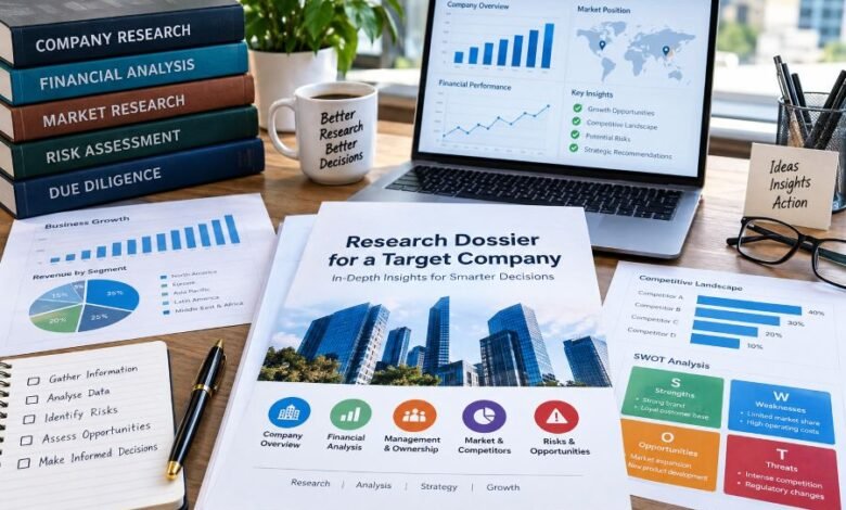Research Dossier for a Target Company