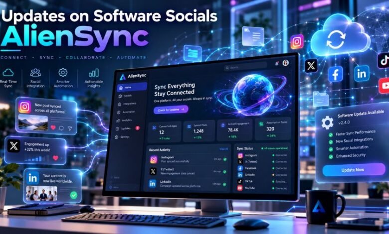 Updates on Software Socials AlienSync